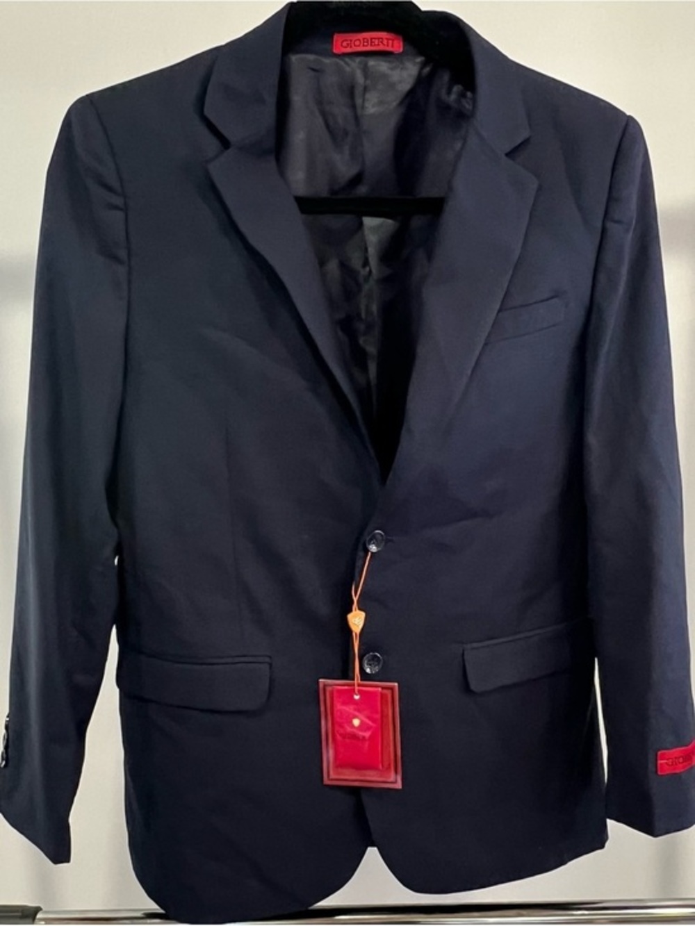 NWT Gioberti Boys Navy Blue Blazer Size 16